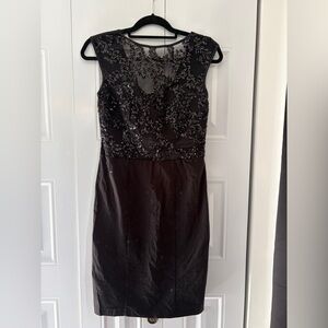 Miss Selfridge Elegant Black Sequin Dress